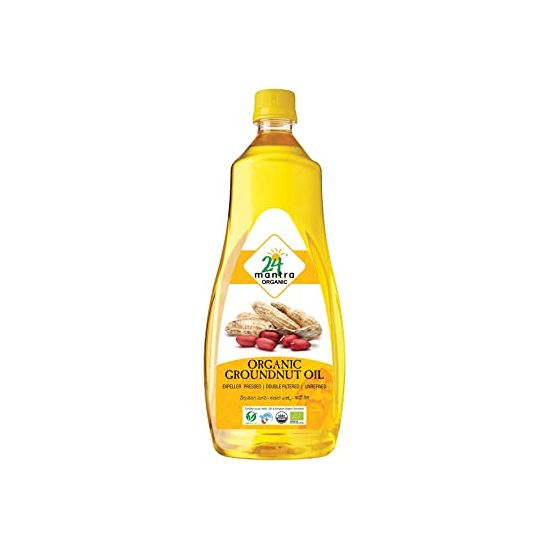 24 Organic Mantra Peanut Oil 1l